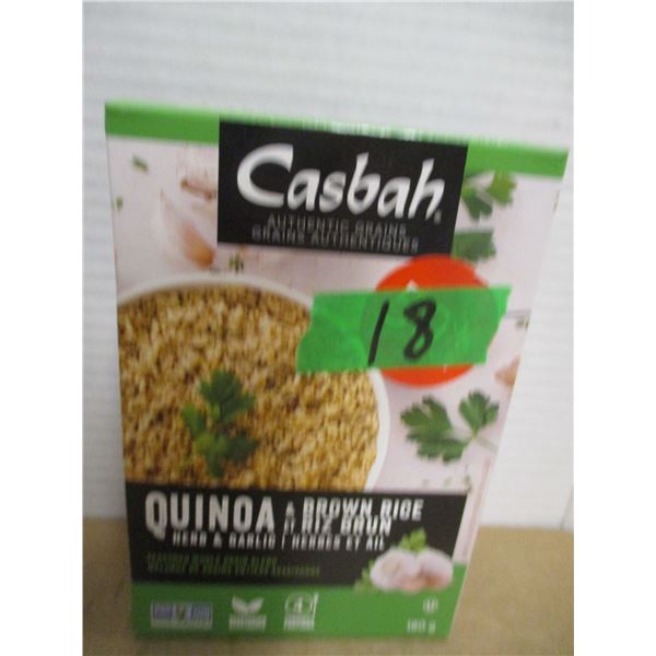 SHELF PULLS (AS IS):  QUINOA & BROWN RICE (180G) - BOX