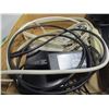 Image 2 : ESTATE:  BOX C/W ELECTRICAL CORDS, RADIO, ETC