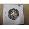 Image 2 : 1983 PROOF CAMEO CANADA SILVER HALF DOLLAR