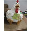 Image 1 : ESTATE:  3 CHICKEN ORNAMENTS