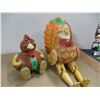 Image 1 : ESTATE:  TURKEY & ROOSTER ORNAMENT