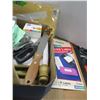 Image 1 : ESTATE:  BOX C/W ASSORTED OFFICE SUPPLIES, ETC