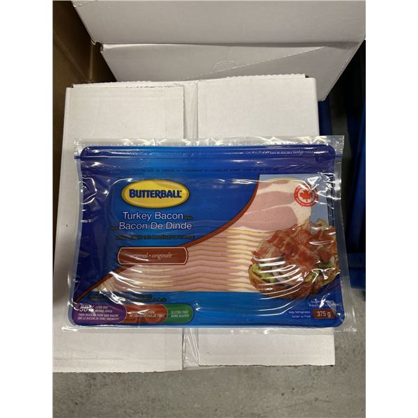 FROZEN:  TURKEY BACON (375 G) - PACKAGE