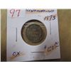 Image 1 : 1873 VICTORIAN NEWFOUNDLAND DIME