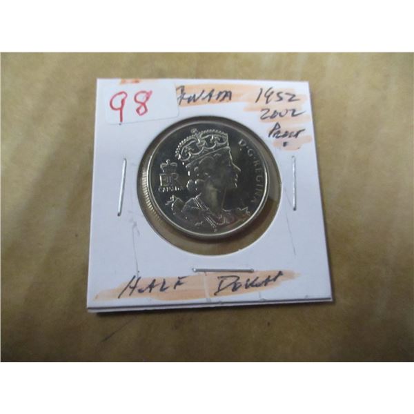 1952 - 2002 PROOF CANADA HALF DOLLAR