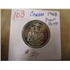 Image 1 : 1968 PROOF CAMEO CANADA HALF DOLLAR