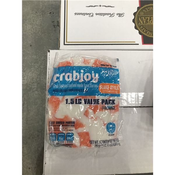 FROZEN:  IMITATION CRAB (1.5 LBS) - PACKAGE