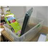 Image 1 : ESTATE:  BOX C/W PLASTIC CONTAINER, ETC