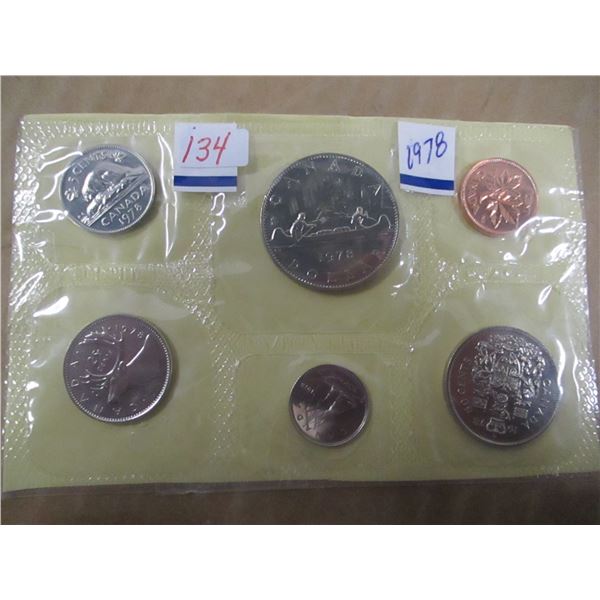 1978 PROOF CANADA MINT SEALED COIN SET