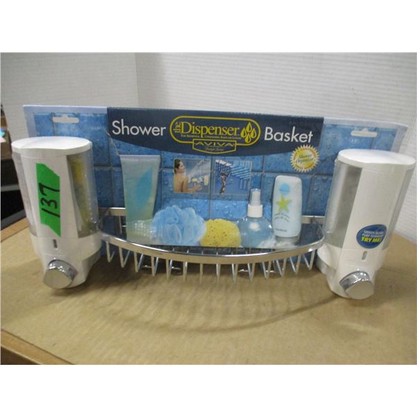 ESTATE:  SHOWER DISPENSER BASKET