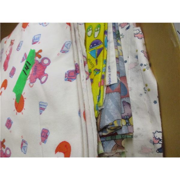 ESTATE:  BOX C/W FLANNEL MATERIAL