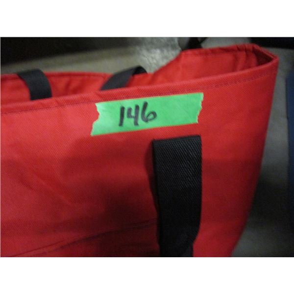 ESTATE:  2 RED CARRY BAGS
