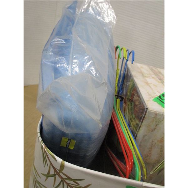 ESTATE:  TIN C/W ASSORTED ITEMS