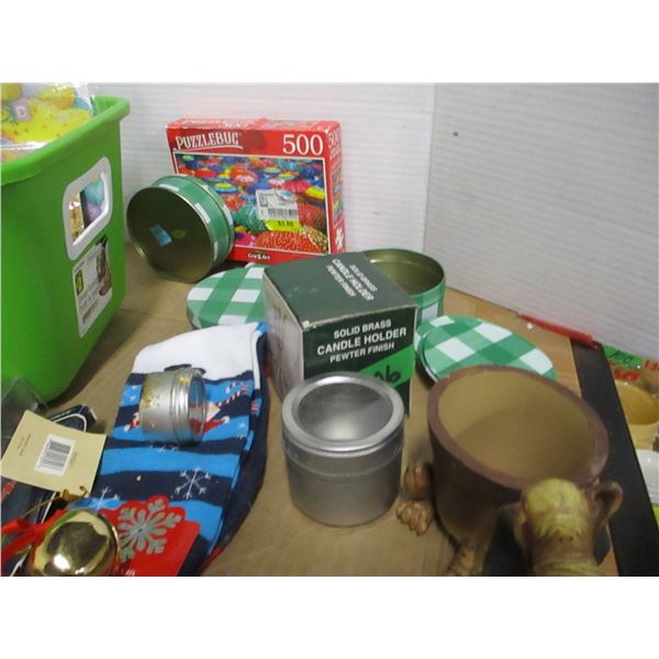 ESTATE:  BIN C/W ASSORTED GOODS