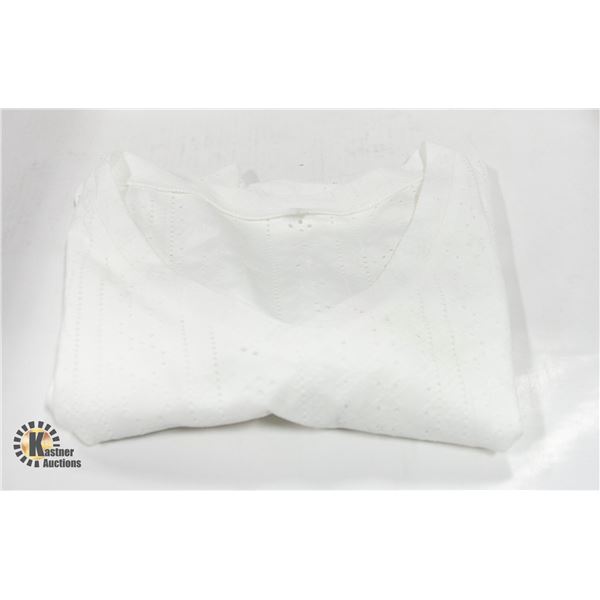 NEW MEDIUM WOMENS SUMMER SHIRT WHITE