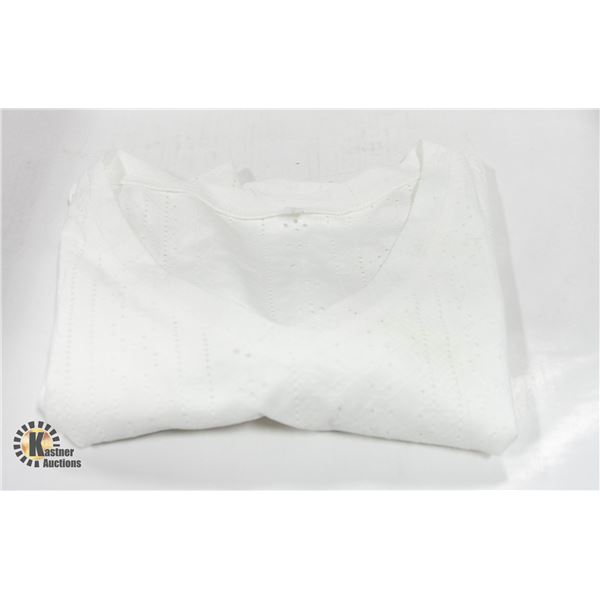 NEW MEDIUM WOMENS SUMMER SHIRT WHITE