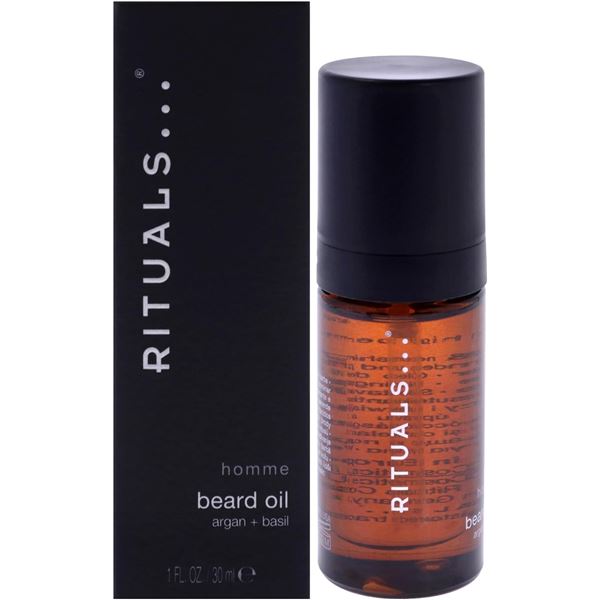 BRAND NEW RITUALS 30ML MENS BEARD OIL WITH