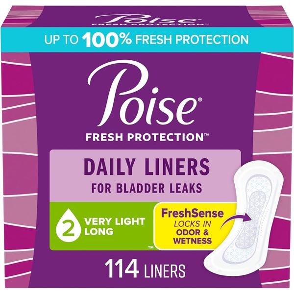 NEW POISE CASE WITH LEVEL 2 LINERS - 114 LINERS