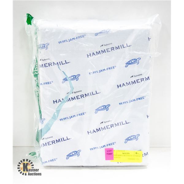HAMMERMILL BLUE 8.5 X 11 PAPER - 500 SHEETS