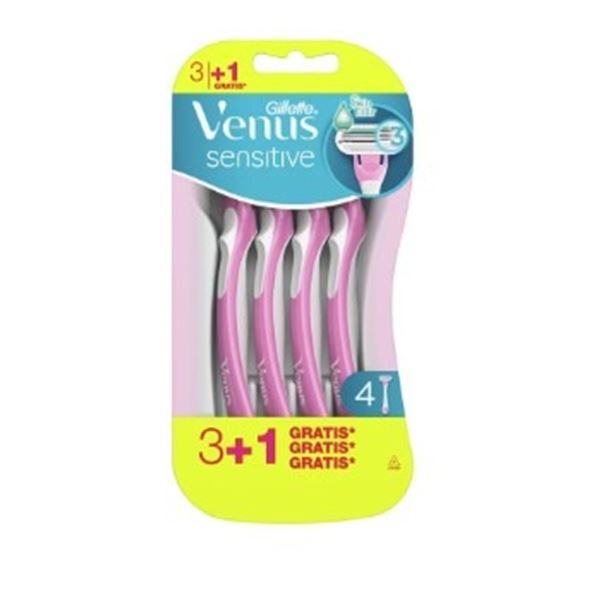NEW 4-PACK OF GILLETTE VENUS SENSITIVE SKIN ELIXIR