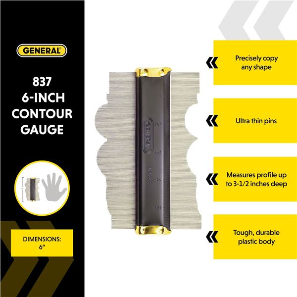 BRAND NEW GENERAL CONTOUR GAUGE