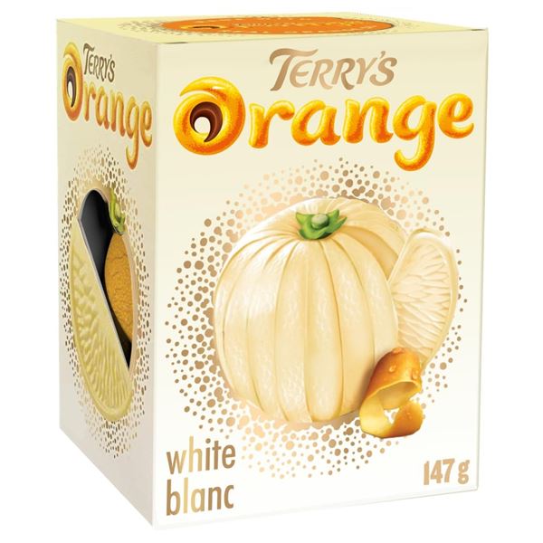 NEW 147G TERRYS ORANGE WHITE CHOCOLATE