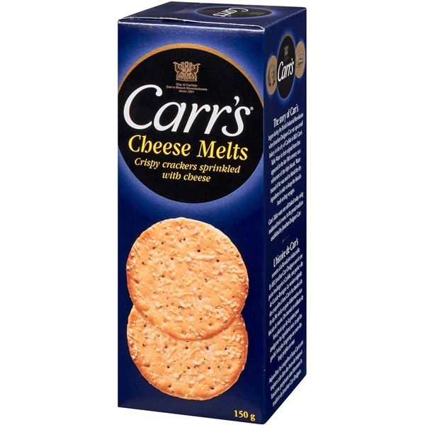 3 NEW BOXES OF CARR'S CHEESE MELTS CRACKERS