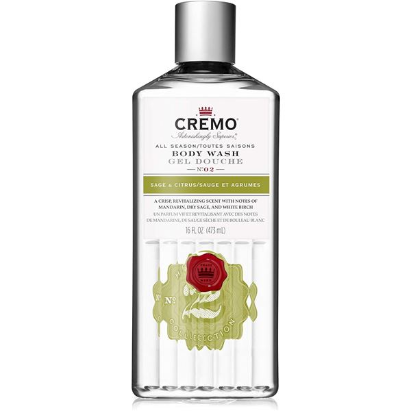 NEW 473ML BOTTLE OF CREMO ALL SEASON BODY WASH IN