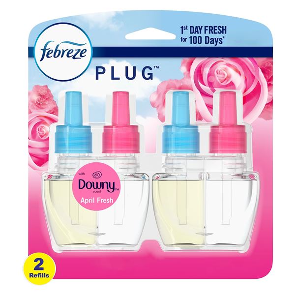 BRAND NEW 4 87 OZ FEBREZE PLUG REFILL APRIL FRESH