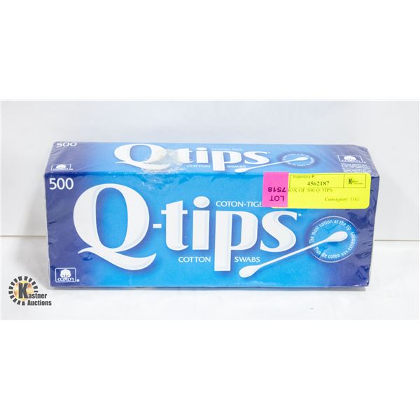 NEW BOX OF 500 Q-TIPS