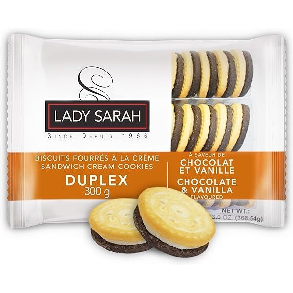 NEW 300G LADY SARAH SANDWICH CREAM COOKIES