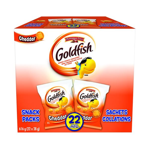 NEW 616G PEPPERIDGE CHEDDAR GOLDFISH