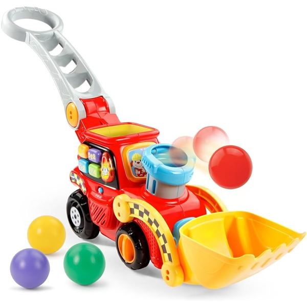 BRAND NEW VTECH POP-A-BALLS PUSH AND POP BULLDOZER