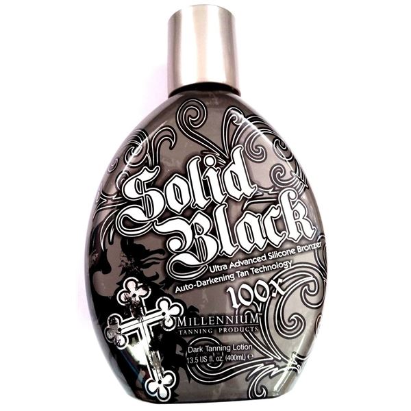BRAND NEW 400ML SOLID BLACK SILICONE BRONZER