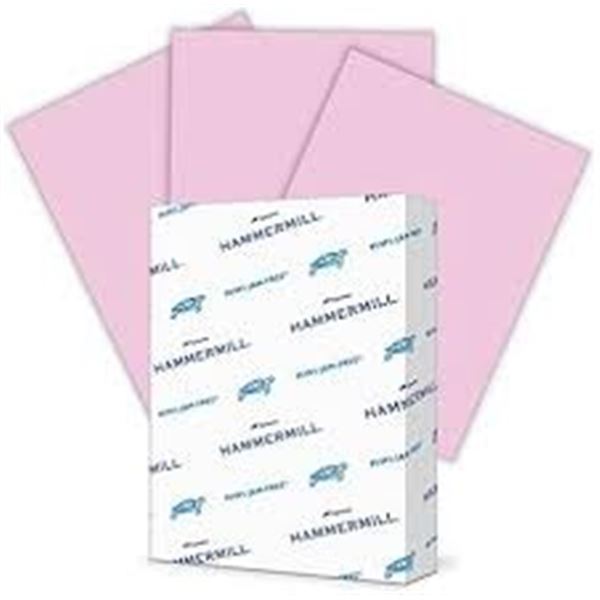 BRAND NEW 24 LB HAMMERMILL PRINTING PAPER PINK