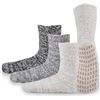 Image 1 : NEW JORMATT 3-PAIRS OF WOMENS PREMIUM GRIP SOCKS