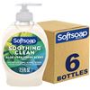 Image 1 : NEW CASE OF 6 SOFTSOAP SOOTHING CLEAN ALOE VERA