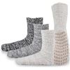 Image 1 : BRAND NEW JOURMATT 3 PAIR WOMENS GRIP SOCKS