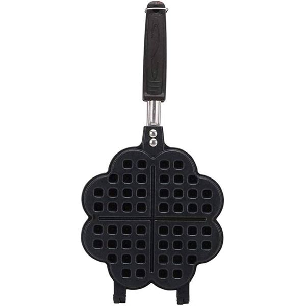 NEW CAST IRON LOVE WAFFLE MAKER PAN