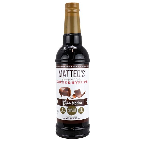NEW 25.4 OZ MATTEOS COFFEE SYRUP THIN SMORES