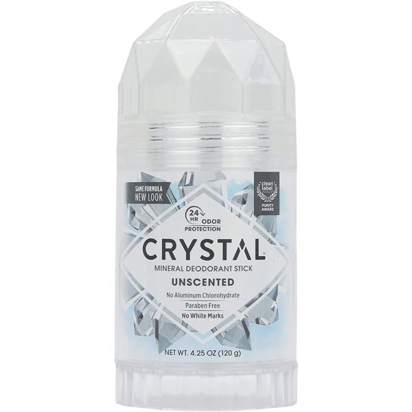 NEW 120G BOTTLE OF CRYSTAL MINERAL DEODORANT STICK