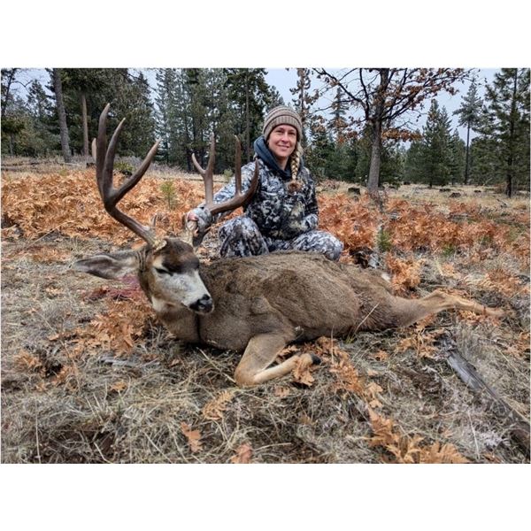 Spokane, Washington Mule Deer Hunt for Two with Williams Guide Service
