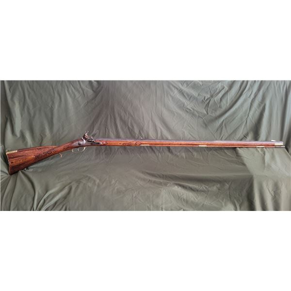 Custom-built .50-Caliber Flintlock Kentucky Long Rifle