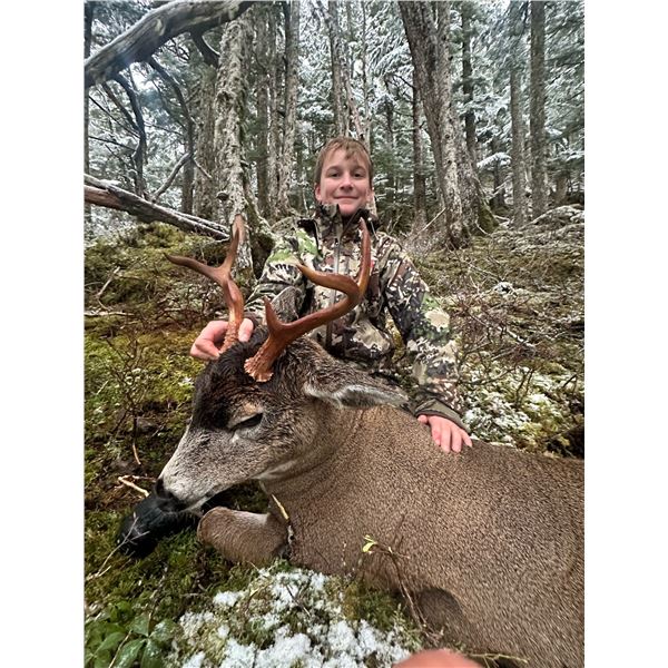 5-Day DIY Sitka Blacktail, Guided Sea Duck with Saltwater Fishing for Four (4) Hunters