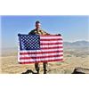 Image 2 : Hunts for the Brave: Framed Print w/Battleworn Flag Glock