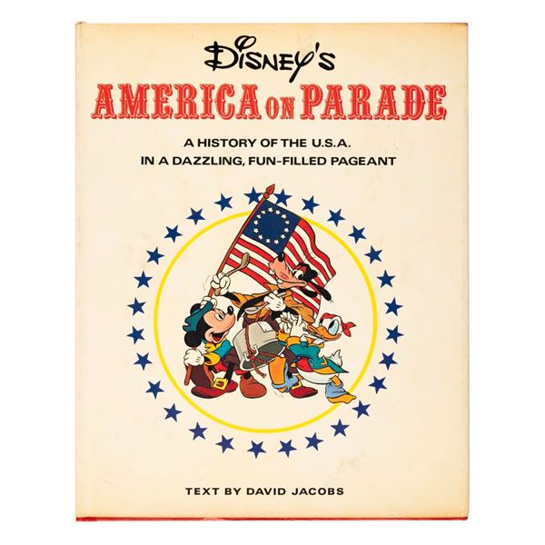 A Disney's America On Parade Book.
