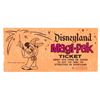 Image 1 : A Disneyland Child or Junior Magi-Pak Ticket.
