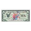 Image 1 : A $10 Series 2000 Donald Duck Disney Dollar.