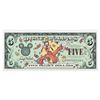 Image 1 : A $5 Series 2000 Goofy Disney Dollar.