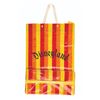 Image 1 : A Striped Plastic Disneyland Shopping Bag.